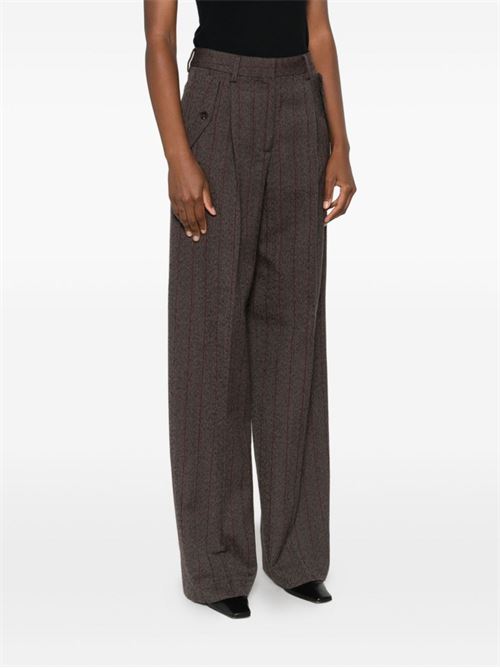 Wide-leg pinstriped trousers GOLDEN GOOSE | GWP02463P00209483120